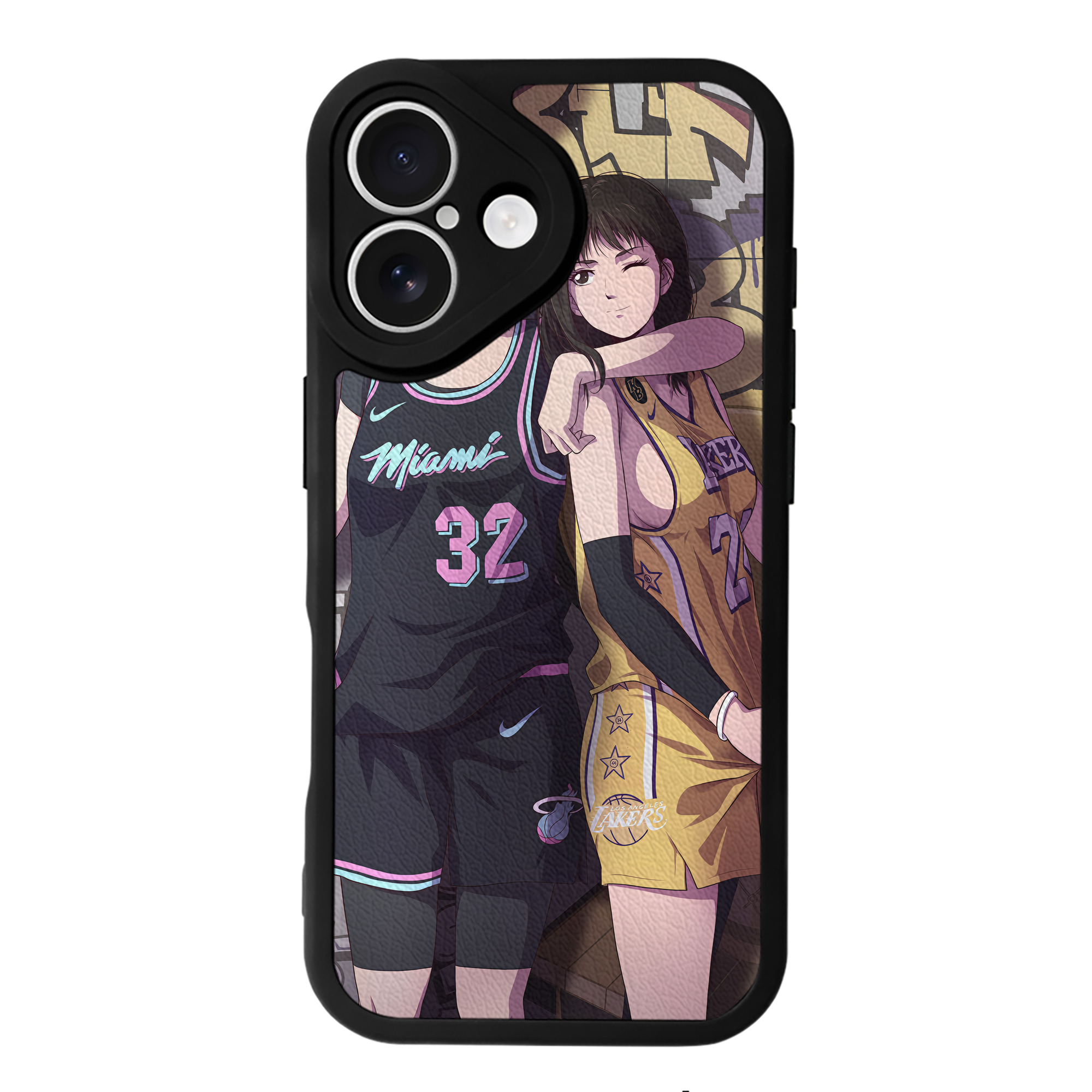 （画像用） SLAM DUNK／スラムダンク 【iPhone 16シリーズ対応】シリコンスマホケース（レザー調） 材質：シリコン